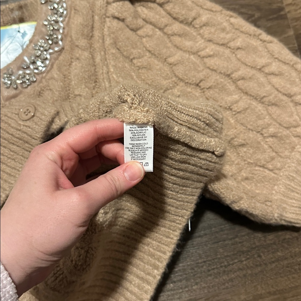 NWT CECE PUFF SHORT SLEEVE CARDIGAN - Picture 3 of 3
